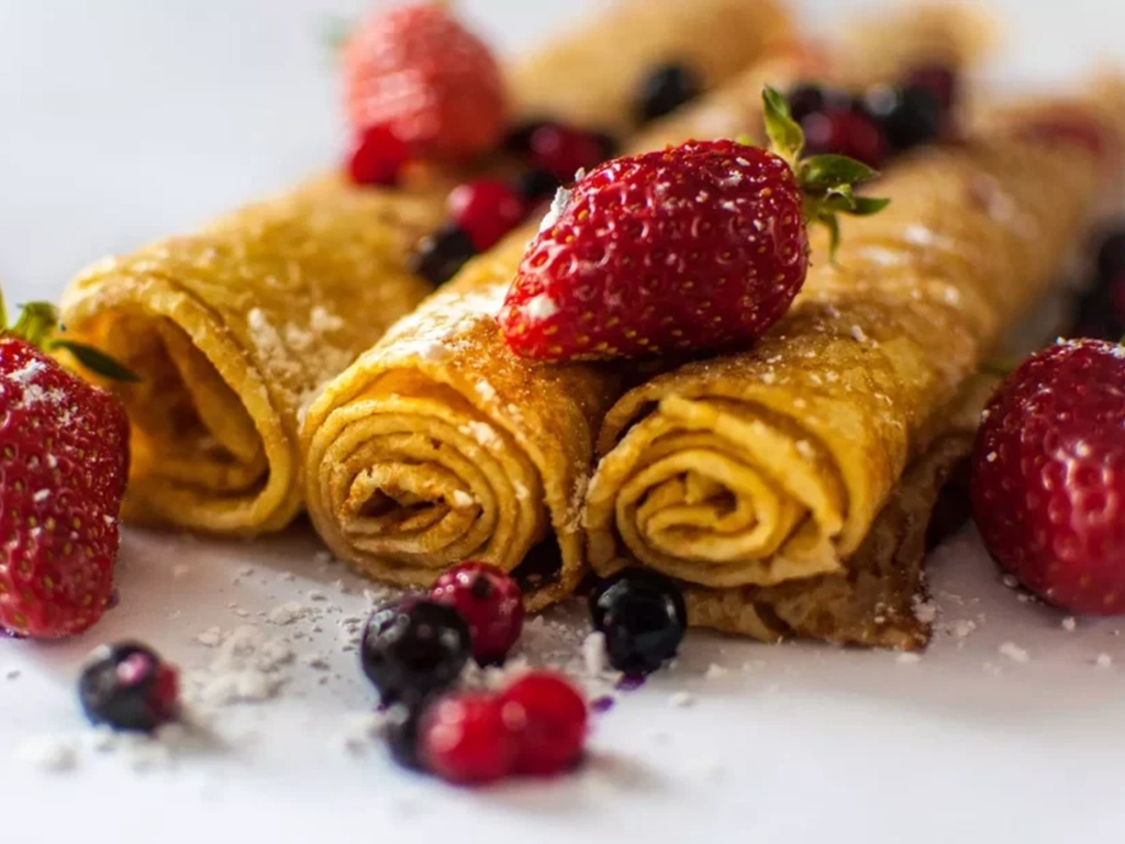 crêpes sucrée fraise